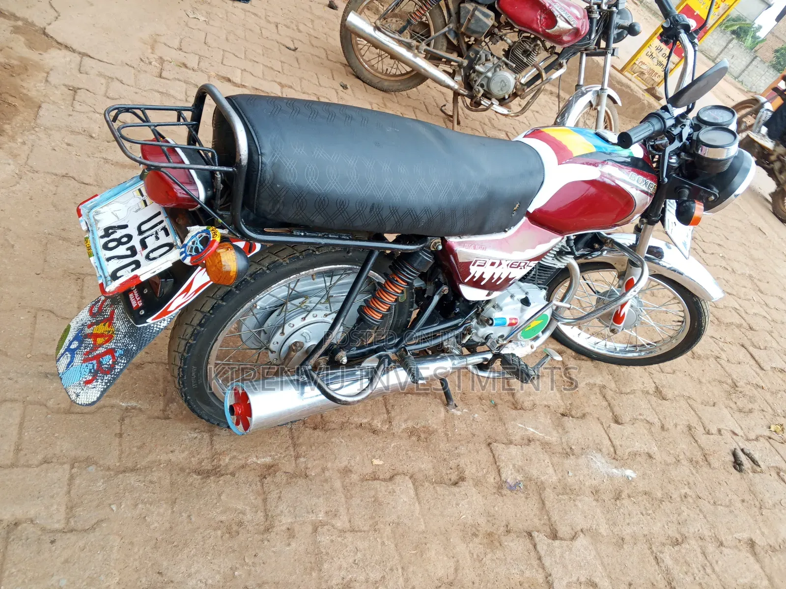 Bajaj Boxer 100 2018 Red