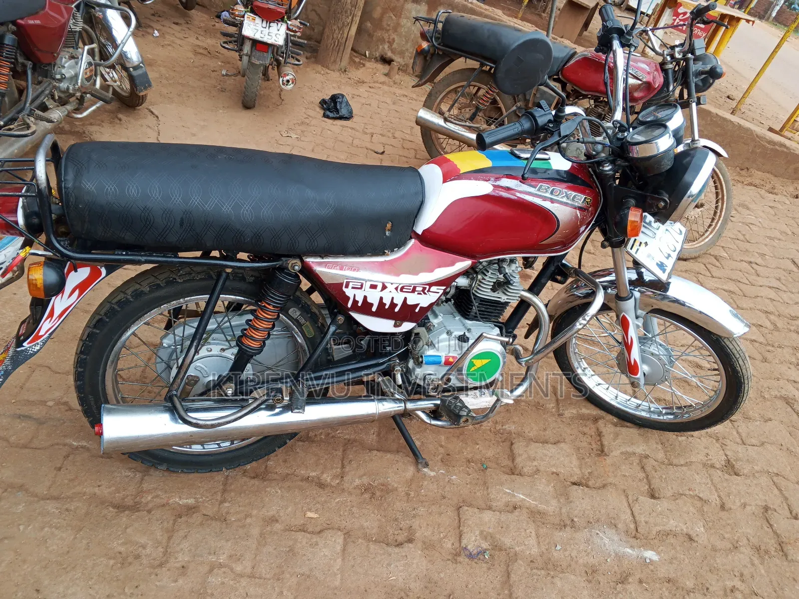 Bajaj Boxer 100 2018 Red