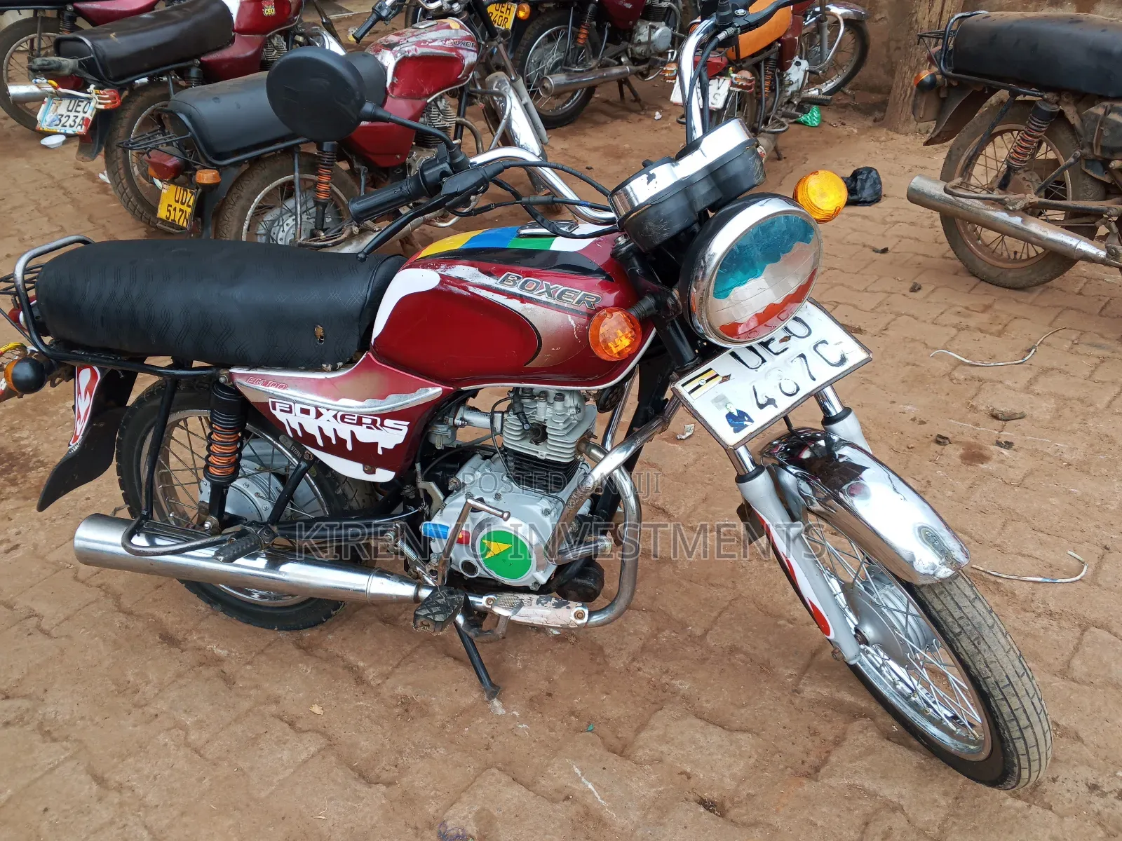 Bajaj Boxer 100 2018 Red