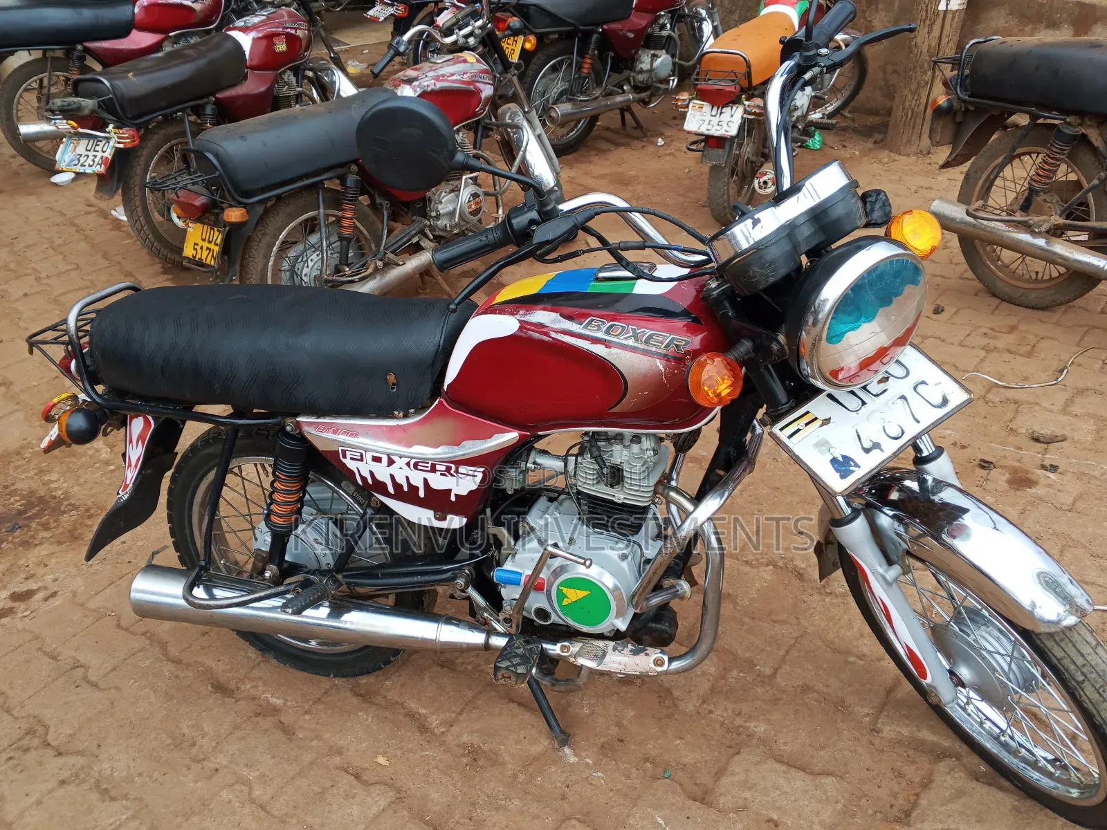 Bajaj Boxer 100 2018 Red