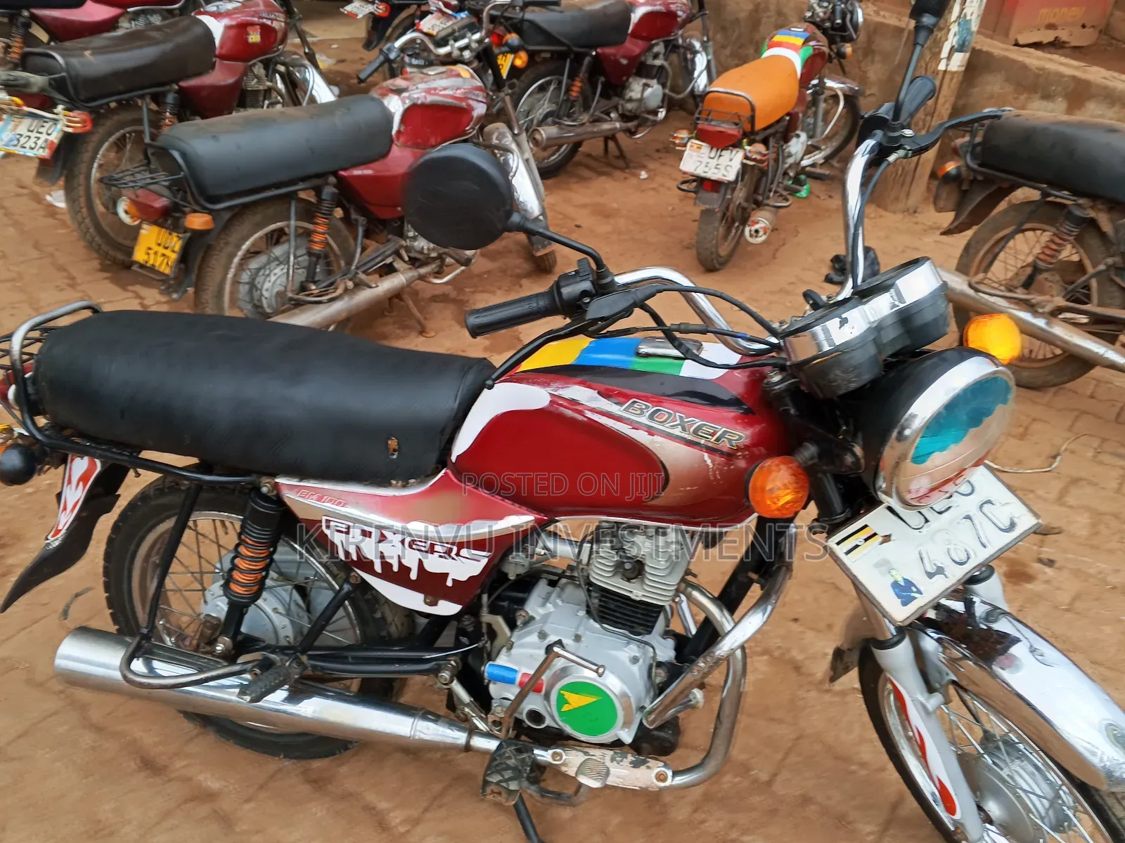 Bajaj Boxer 100 2018 Red