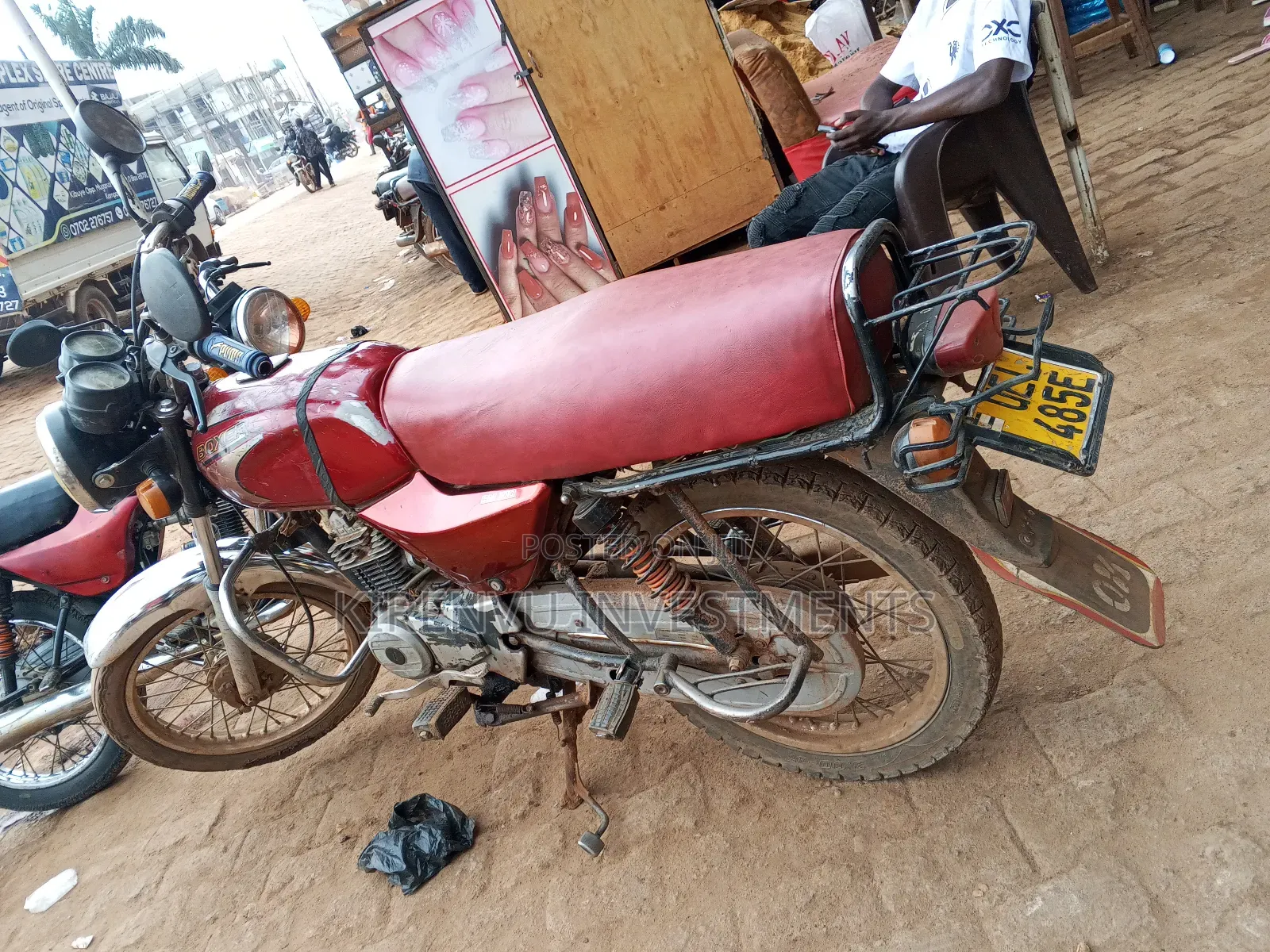 Bajaj Boxer 100 2017 Red