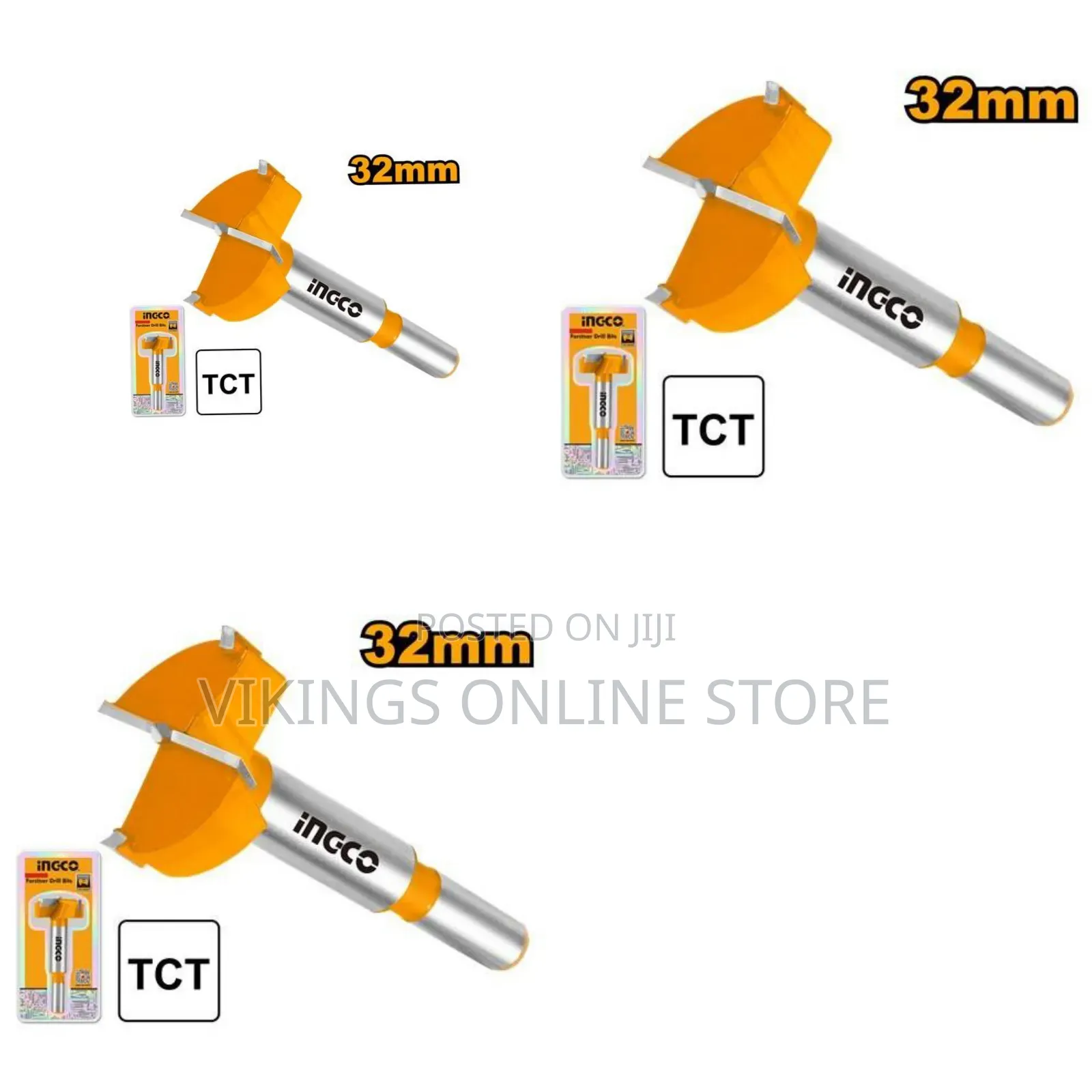 Ingco Adcs3201 Forstner Drill Bits - Orange