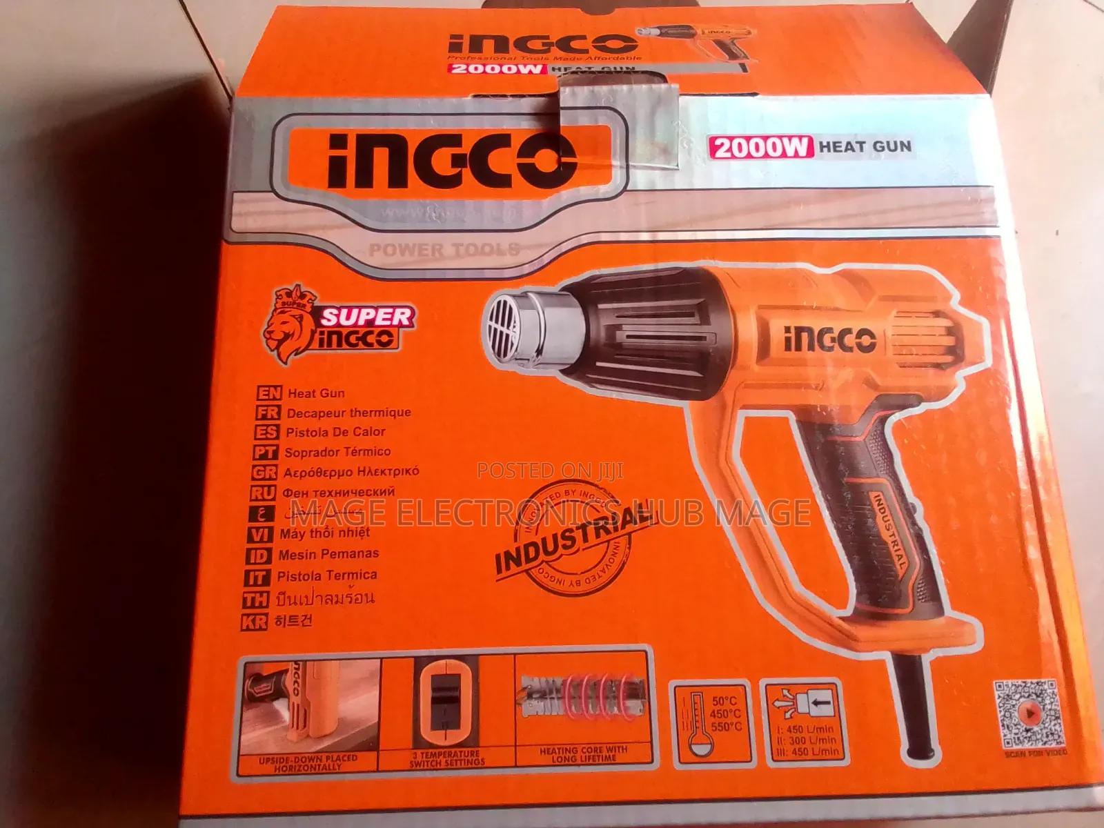 Heat Gun 2000w