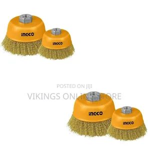Ingco Wb11001 - Wire Cup Brush - Orange