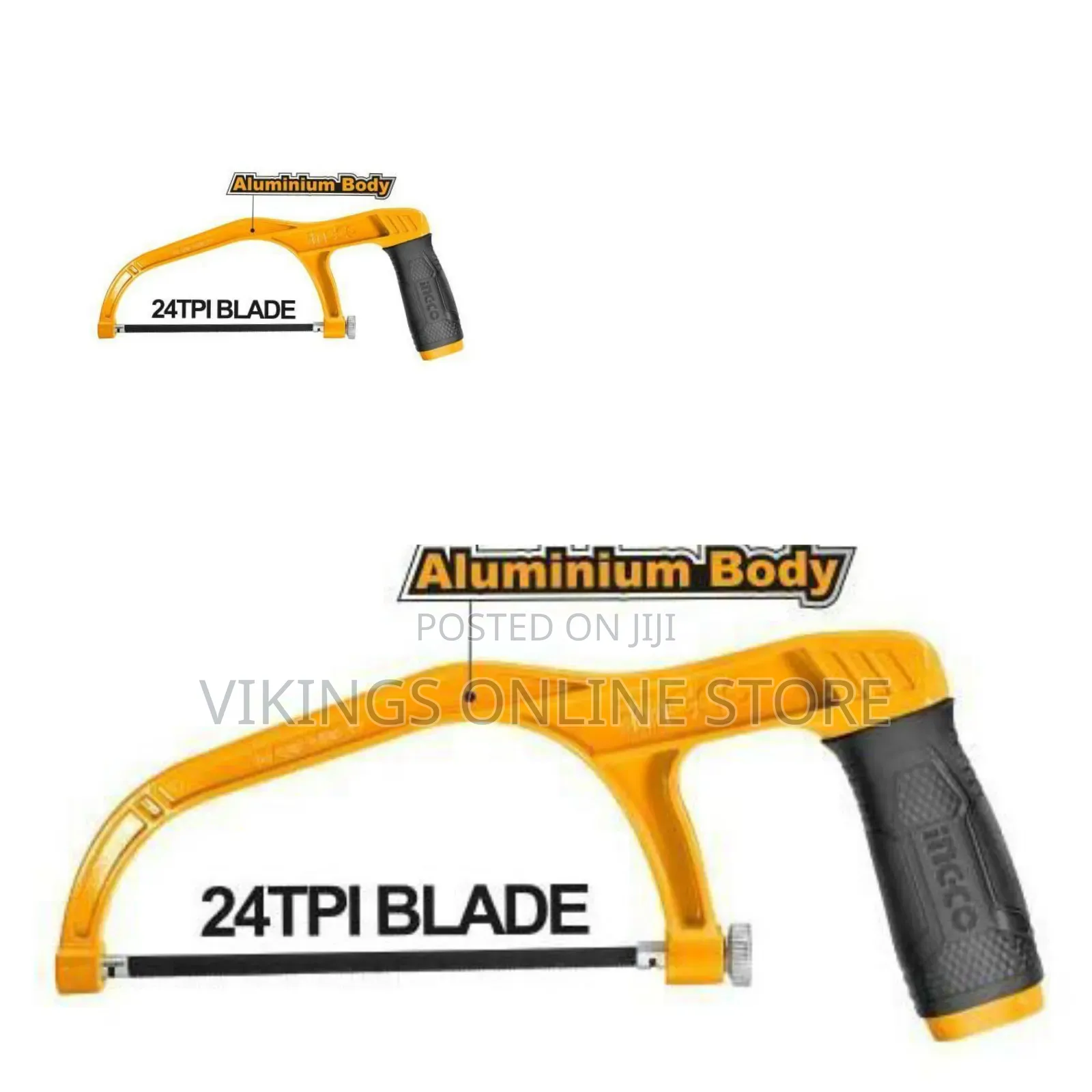 Ingco Mini Hacksaw Frame-Yellow