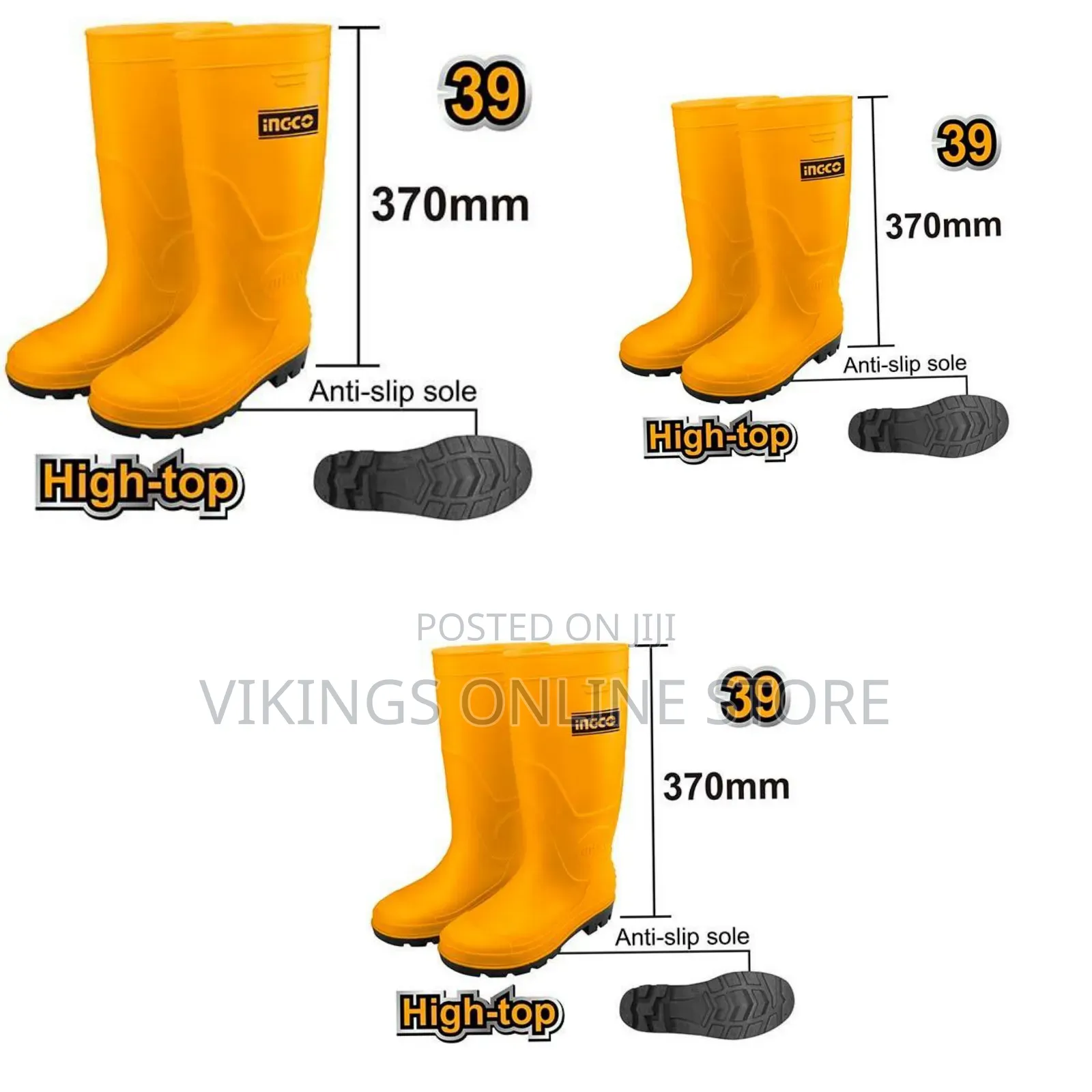Ingco Ssh092l.40 - Rain Boots - Orange
