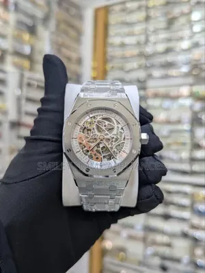Stainless Steel Audemars Piguet Men's Mechanical Wrist Time Piece