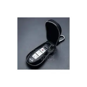 Leather Protective Car Key Case With Logo and Chain