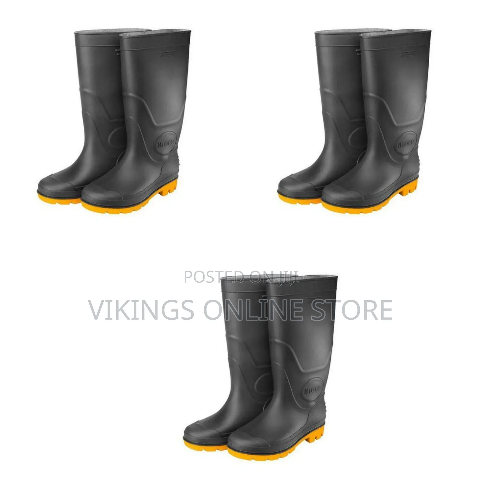 Ingco Ssh092lyb.41 Black Rain Boots - Black