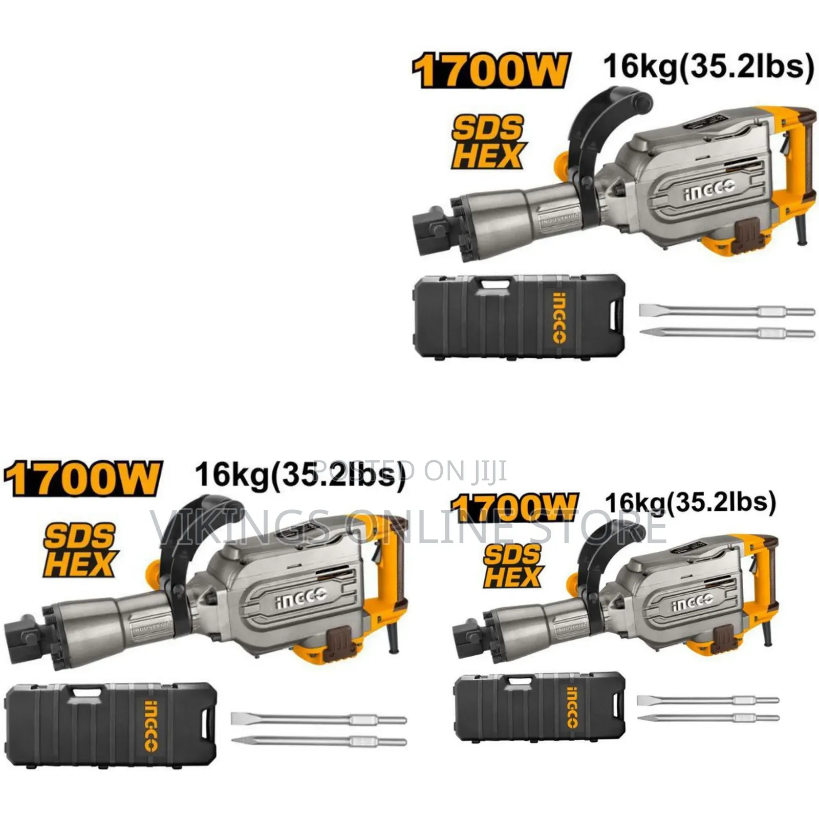 Ingco Pdb17008 - Demolition Breaker - Orange