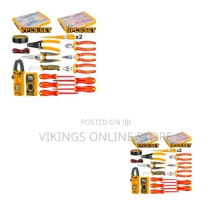 Ingco Cos23025 - 16 PCS Electricians Tools Set - Orange