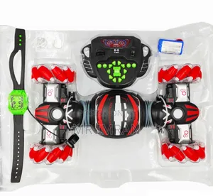 2.4ghz Remote-Controlled Deformation Stunt Car Toy.