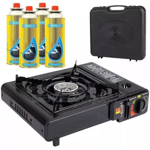 A Portable Butane Gas Stove Cooker