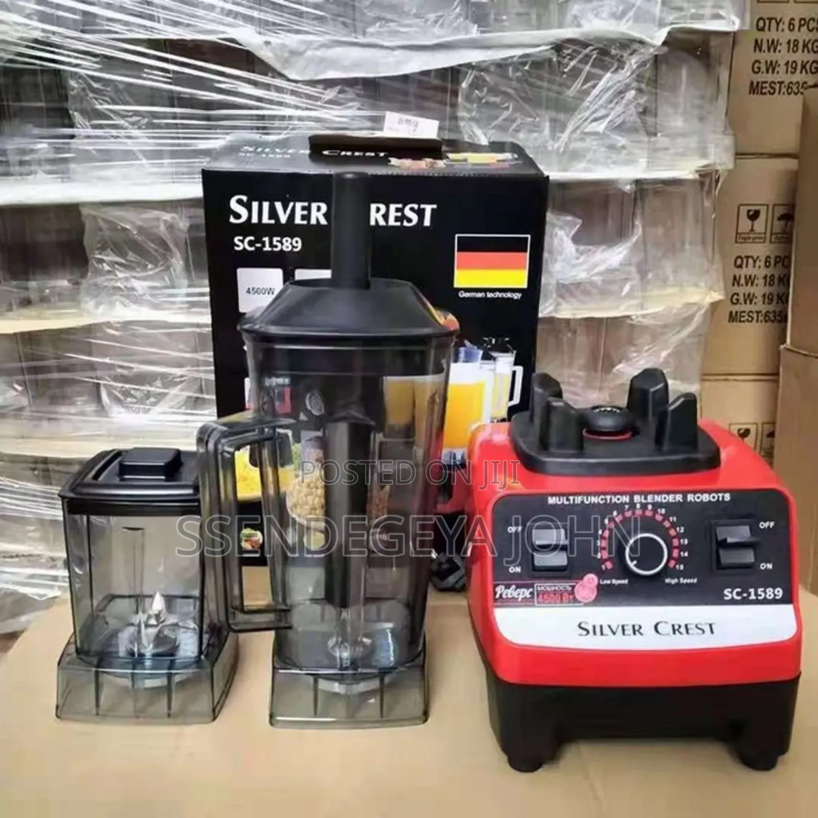 Silver Crest Sc-1589 Multifunctional Blender Robot.