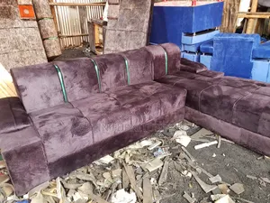 L Sofa Set Purple Inclour Ready for Sale