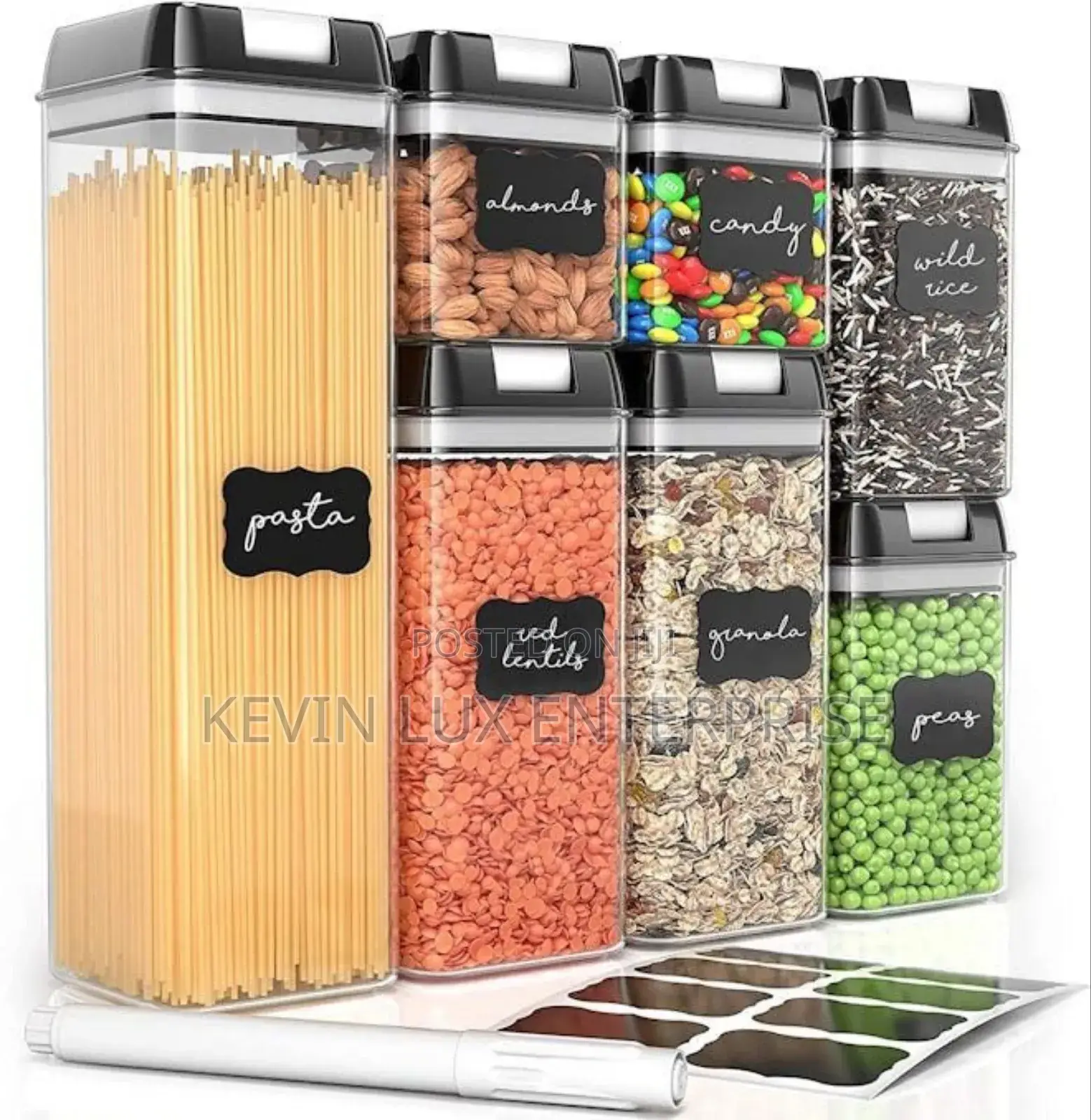 Storage Jars 7 Pieces