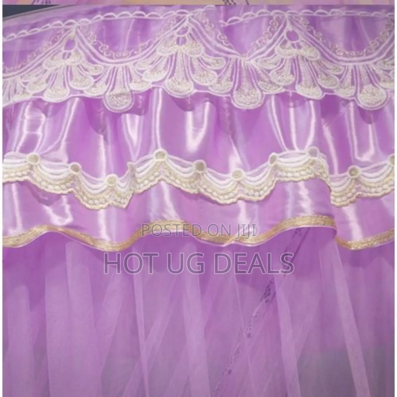 6*6 Super Round Luxurious Mosquito Net- Purple