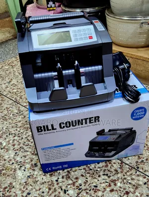 Bill Counter Machine for High-Speed Currency Counting Counterfeit.
