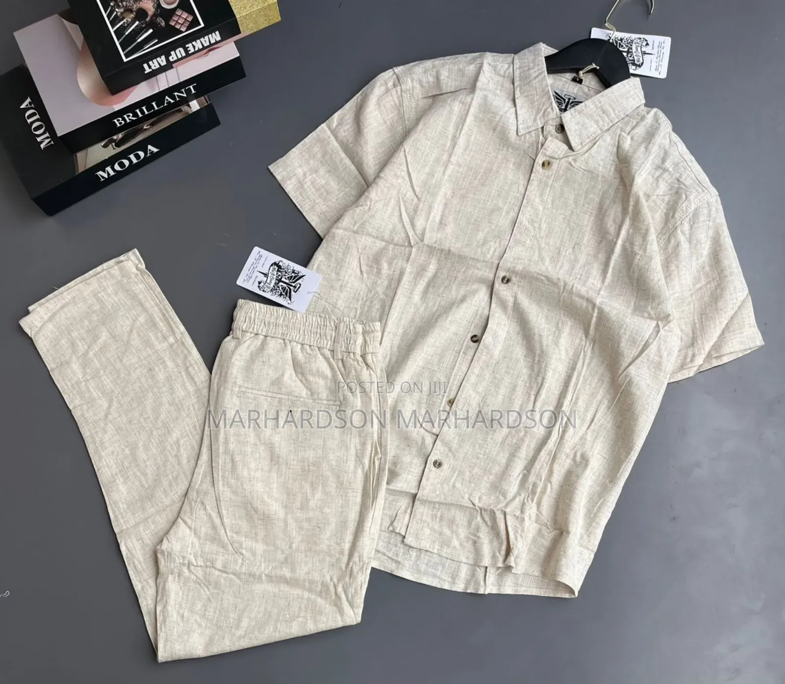 Classy Linen Unisex Two Piece