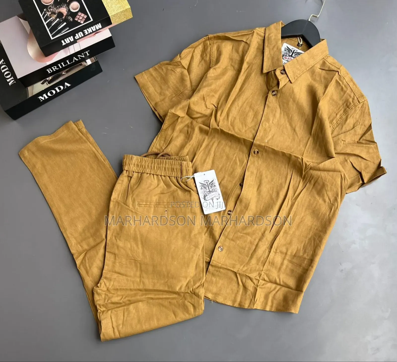 Classy Linen Unisex Two Piece