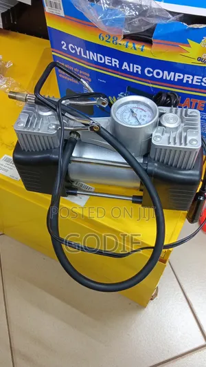 Portable Double Cylinder Car Air Compressor.
