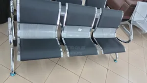 3-Seater Cushioned Waiting Chair,