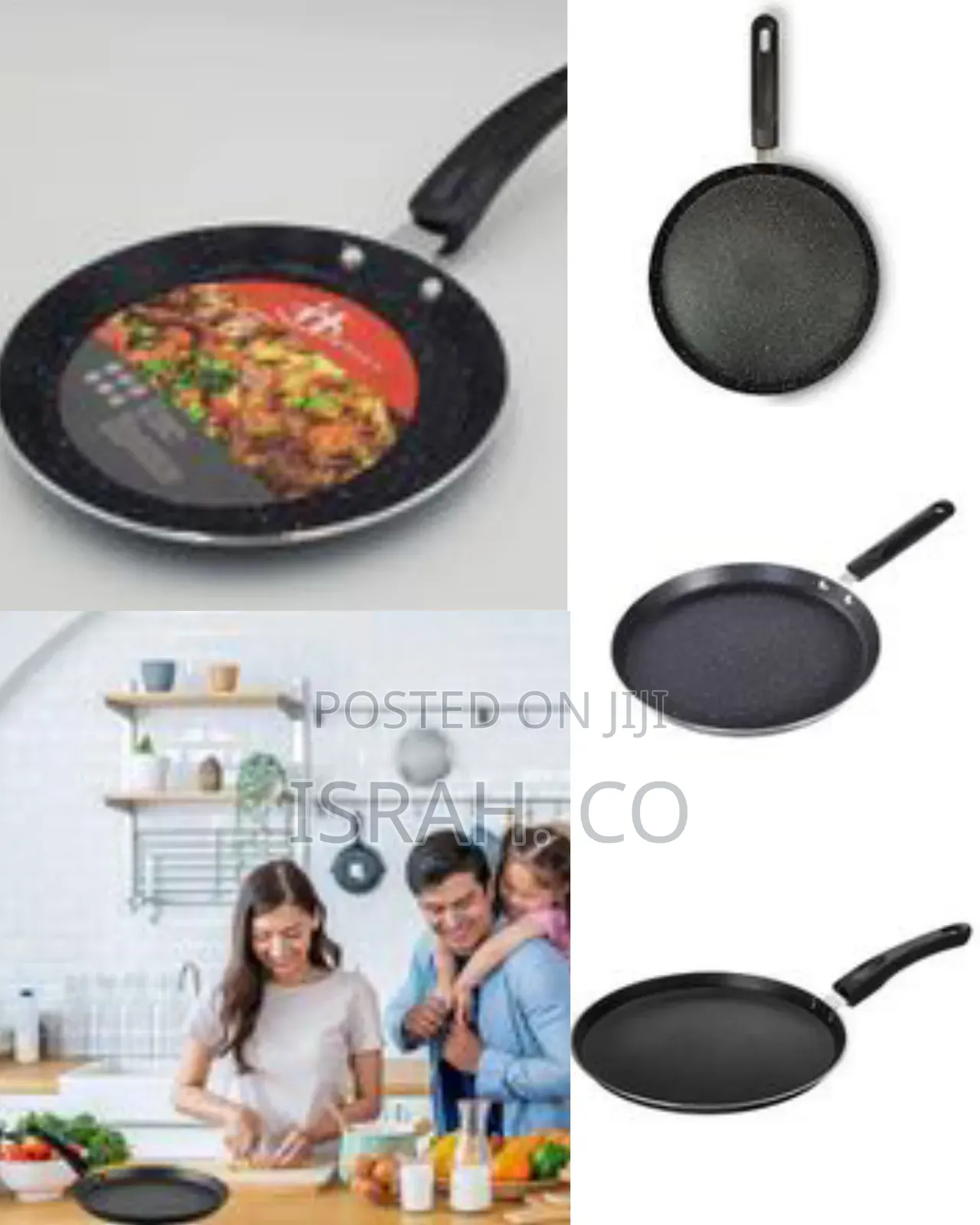 30cm Pancake, Roti Bread, Egg,Chapati Frying Pan