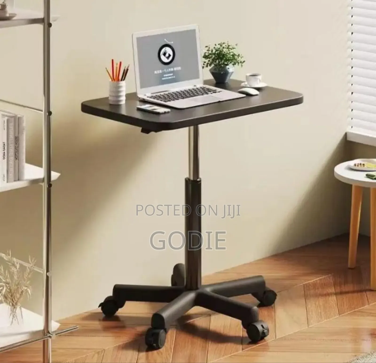 Height-Adjustable Mobile Laptop Desk