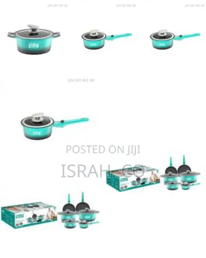 Winningstar Non-Stick Saucepans Cookware Set With Milk Pan Soup Pot