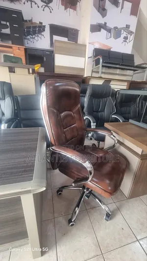 Brown High Back Office Chairs