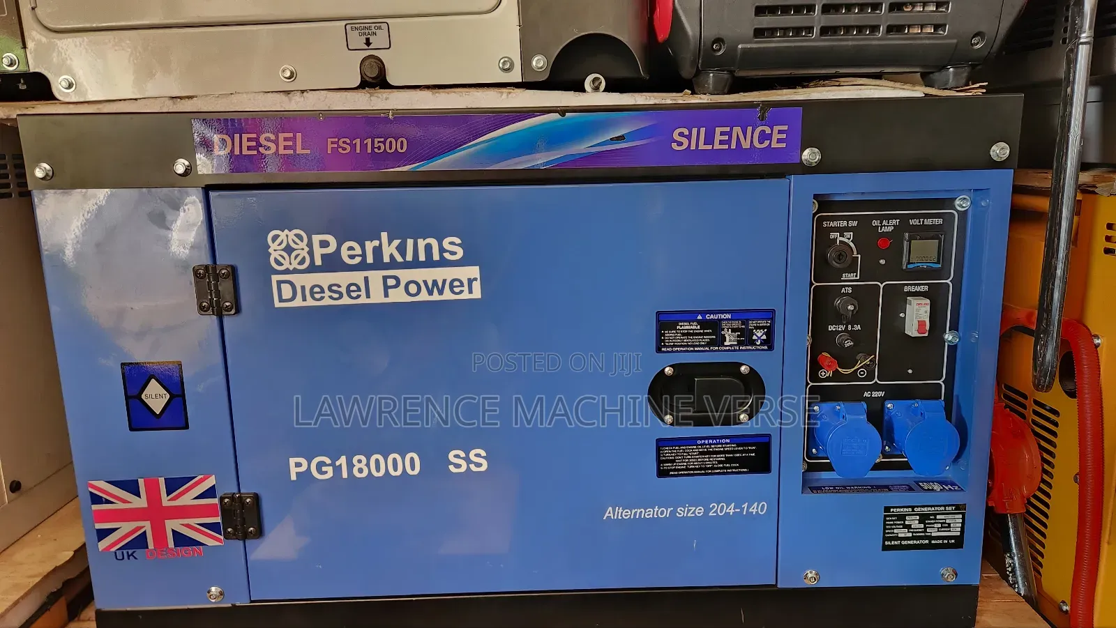Single Phase Diesel Generator 10kva Perkins