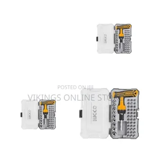 Ingco Hksdb0478 47 PCS Handle Wrench Screwdriver Set – Orange, Silver