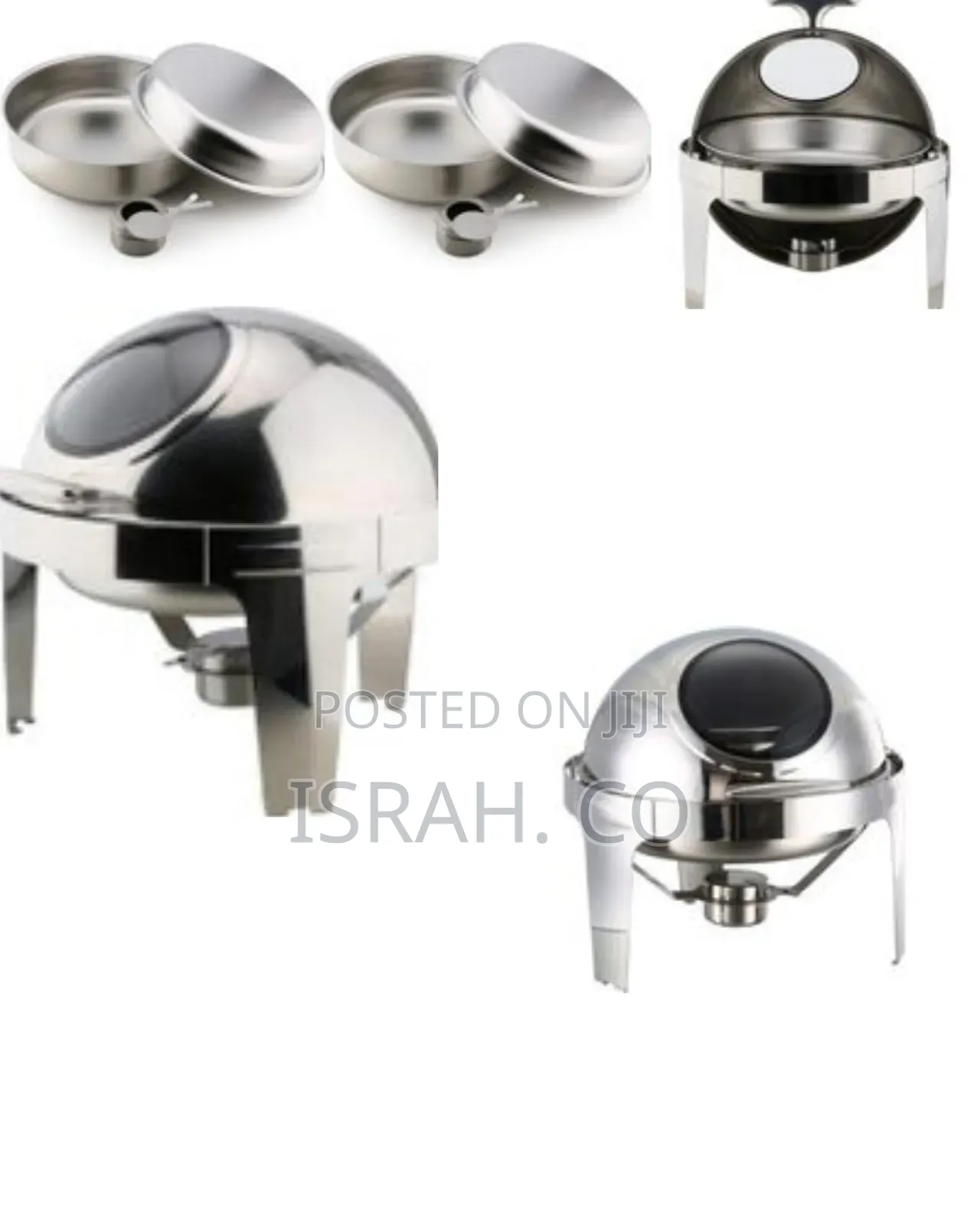 6.6l Round Roll Top Glass Window Stainless