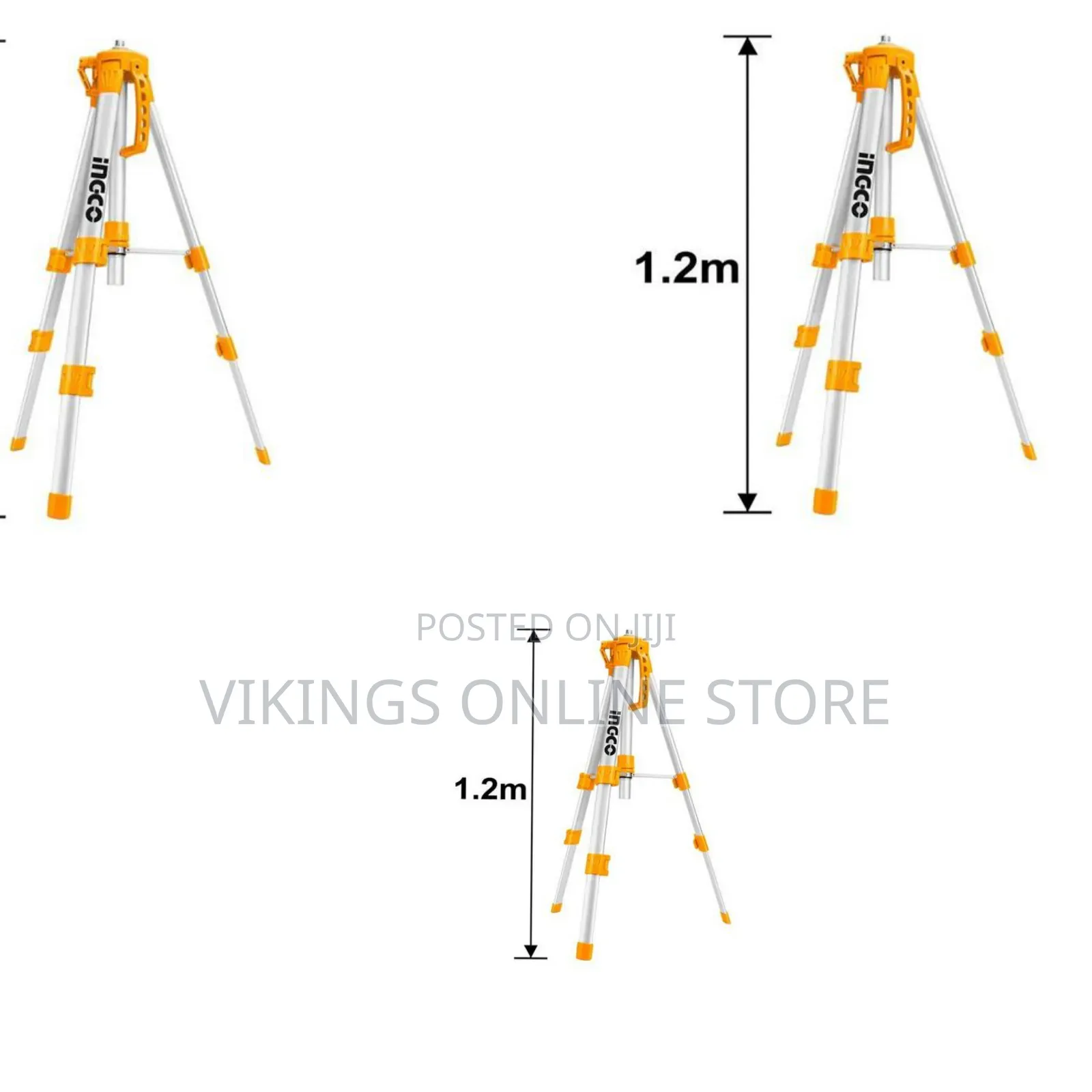 Ingco Hllt01152 - Tripods for Laser Levels - Orange