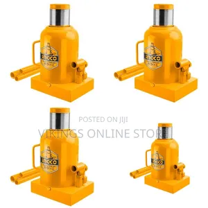 Ingco Hbj5002 - Hydraulic Bottle Jack - Orange