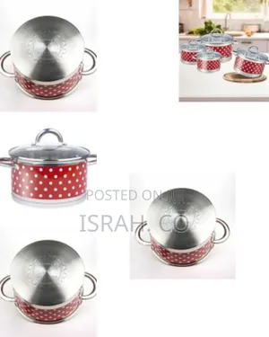 4 Piece of Stainless Steel Induction Saucepan With Glass Lid