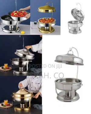 9.0litres Stainless Steel Bell Dome Round Hanging Buffet Chafing