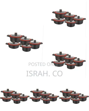 10 PCS Set Ucc Life Heavy Granite Pots Cookware Set Non Stick