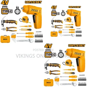 Ingco Hkthp10381 - 38 PCS Tools Set - Orange