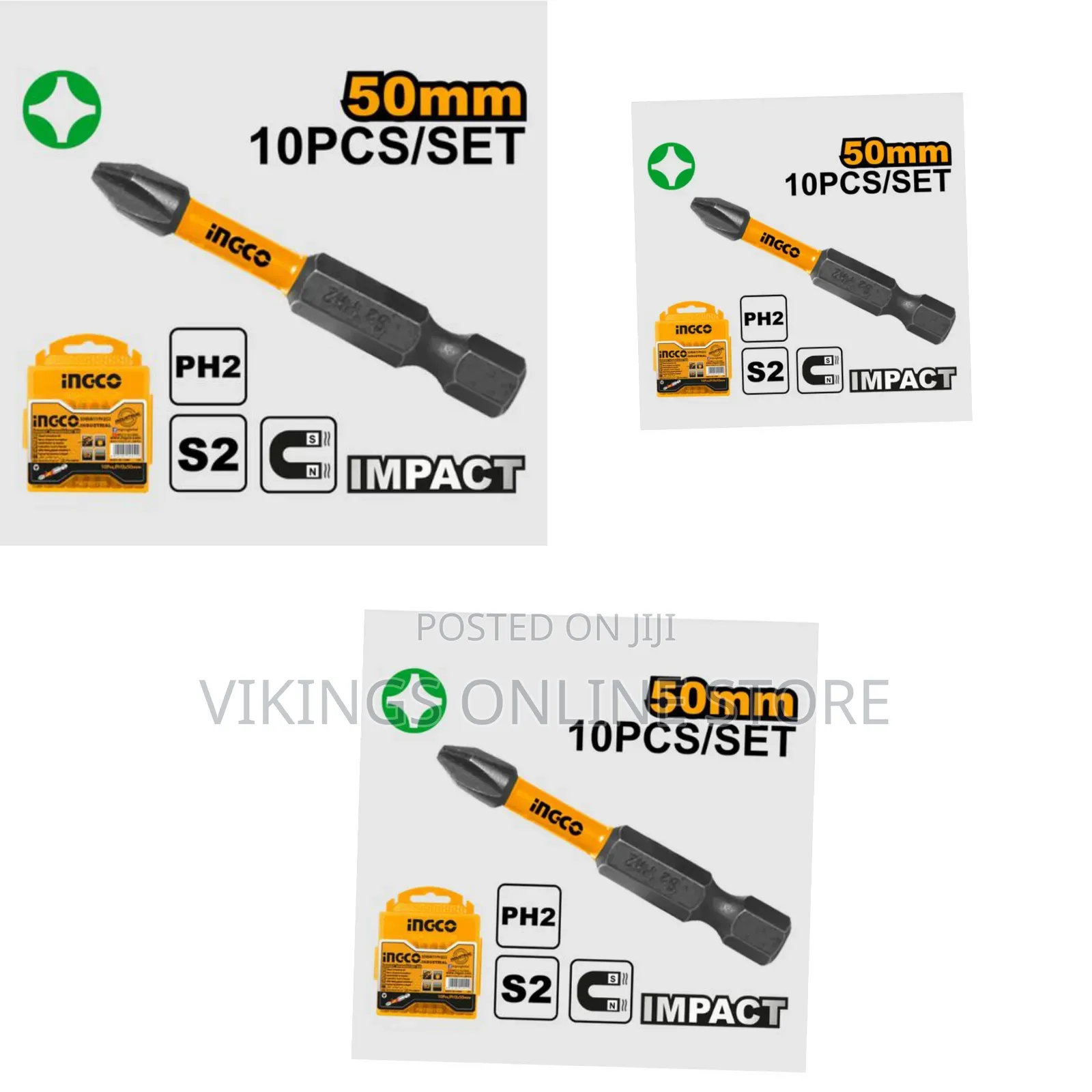 Ingco Sdbim11ph223 - Impact Screwdriver Bits - Orange