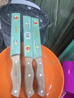 6pcs Wooden Handle Cutting Knives Wooden Handle Knives