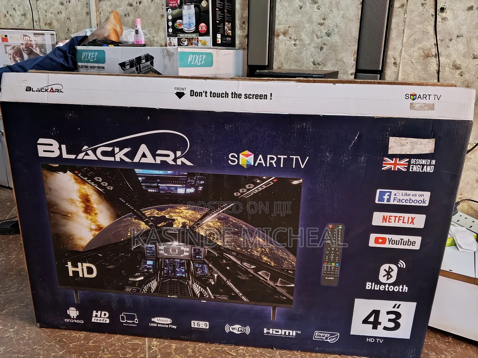Black Ark 43inches Smart Tv