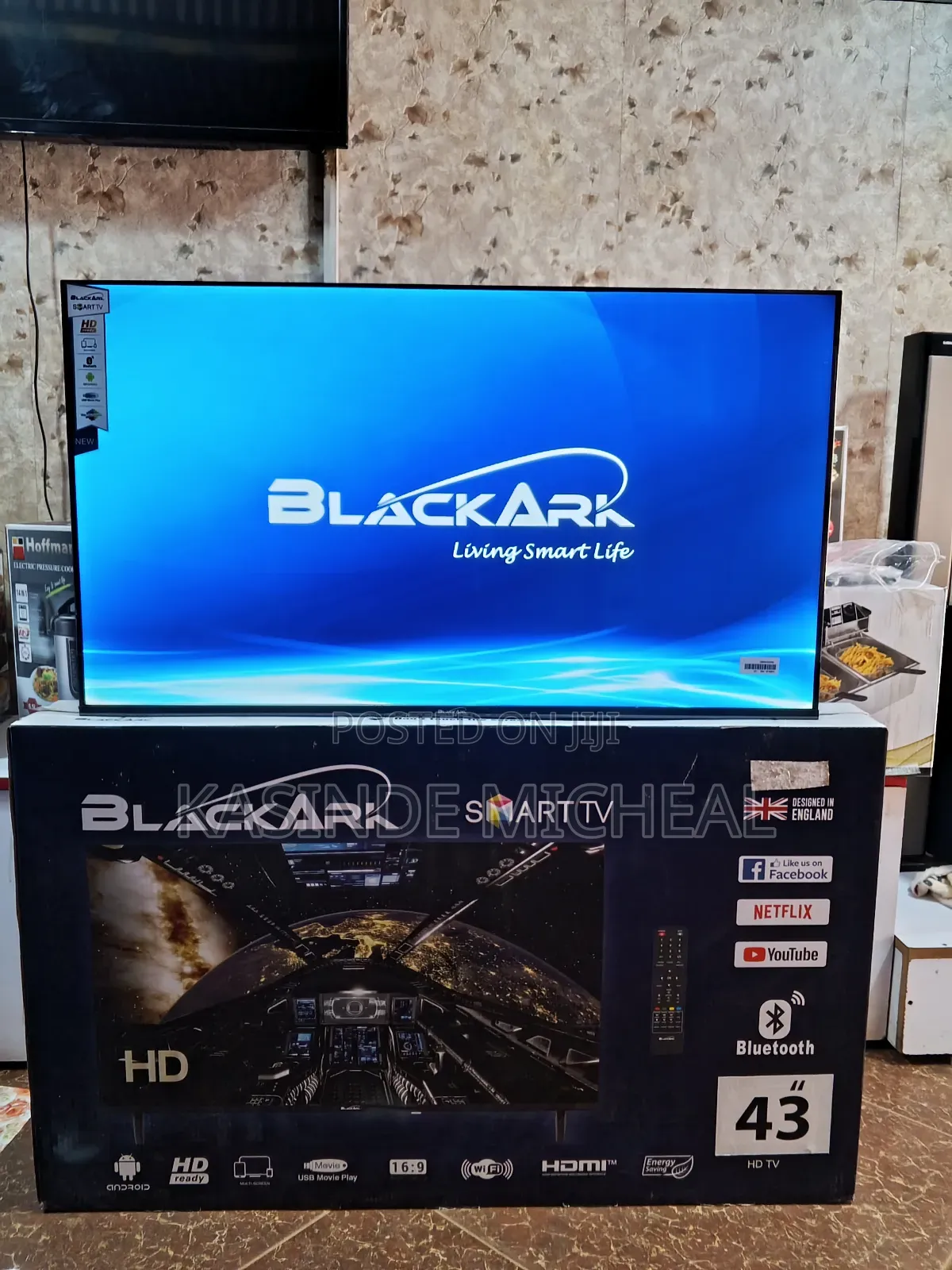 Black Ark 43inches Smart Tv