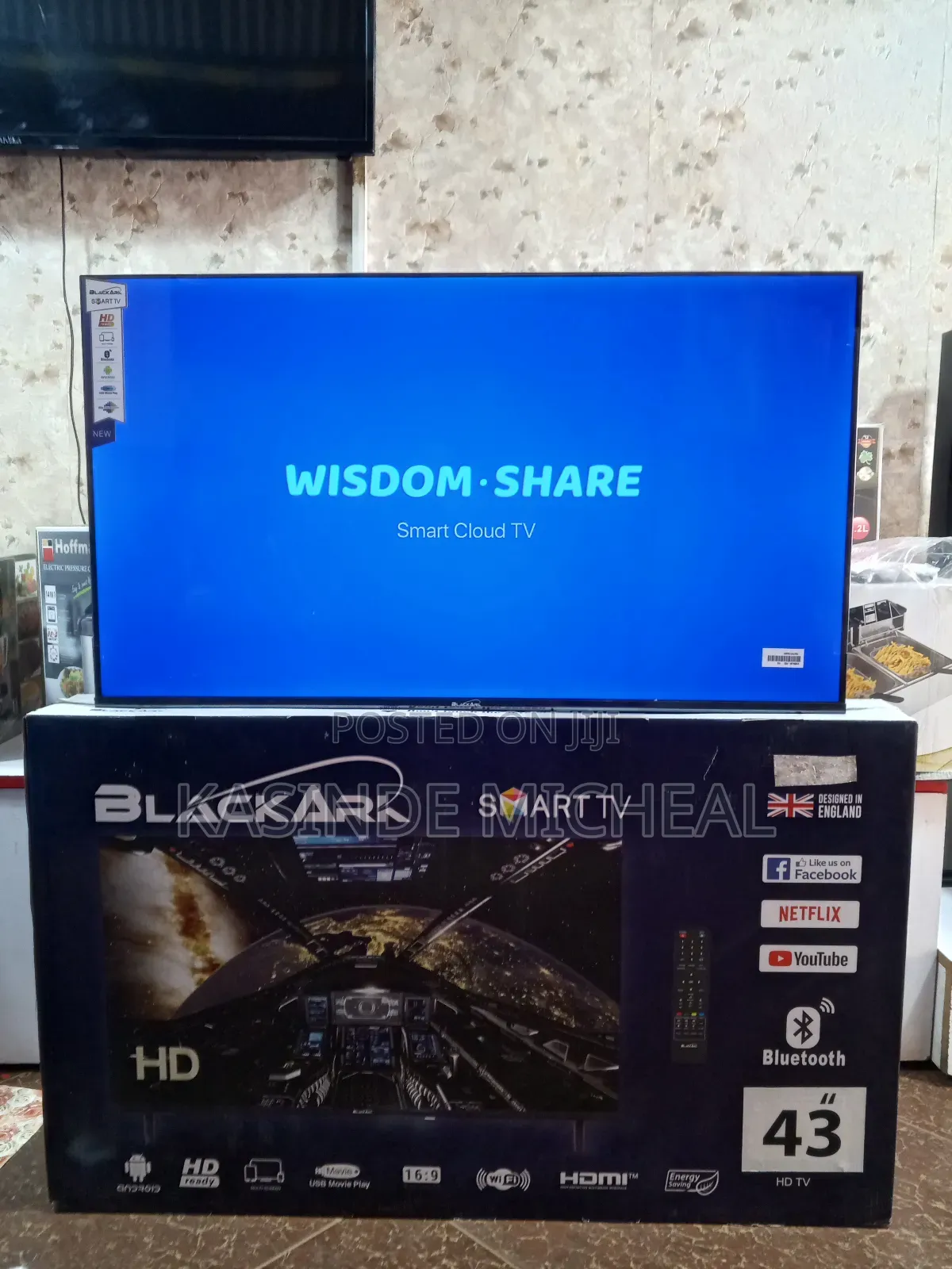 Black Ark 43inches Smart Tv