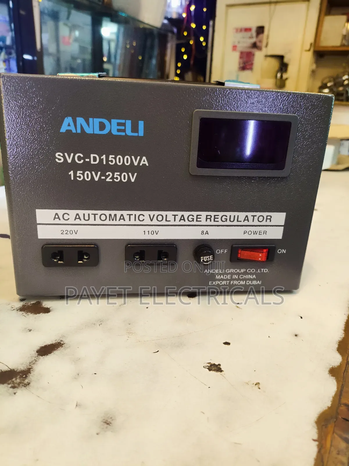 Andeli 1500 Va Digital Automatic Voltage Regulator