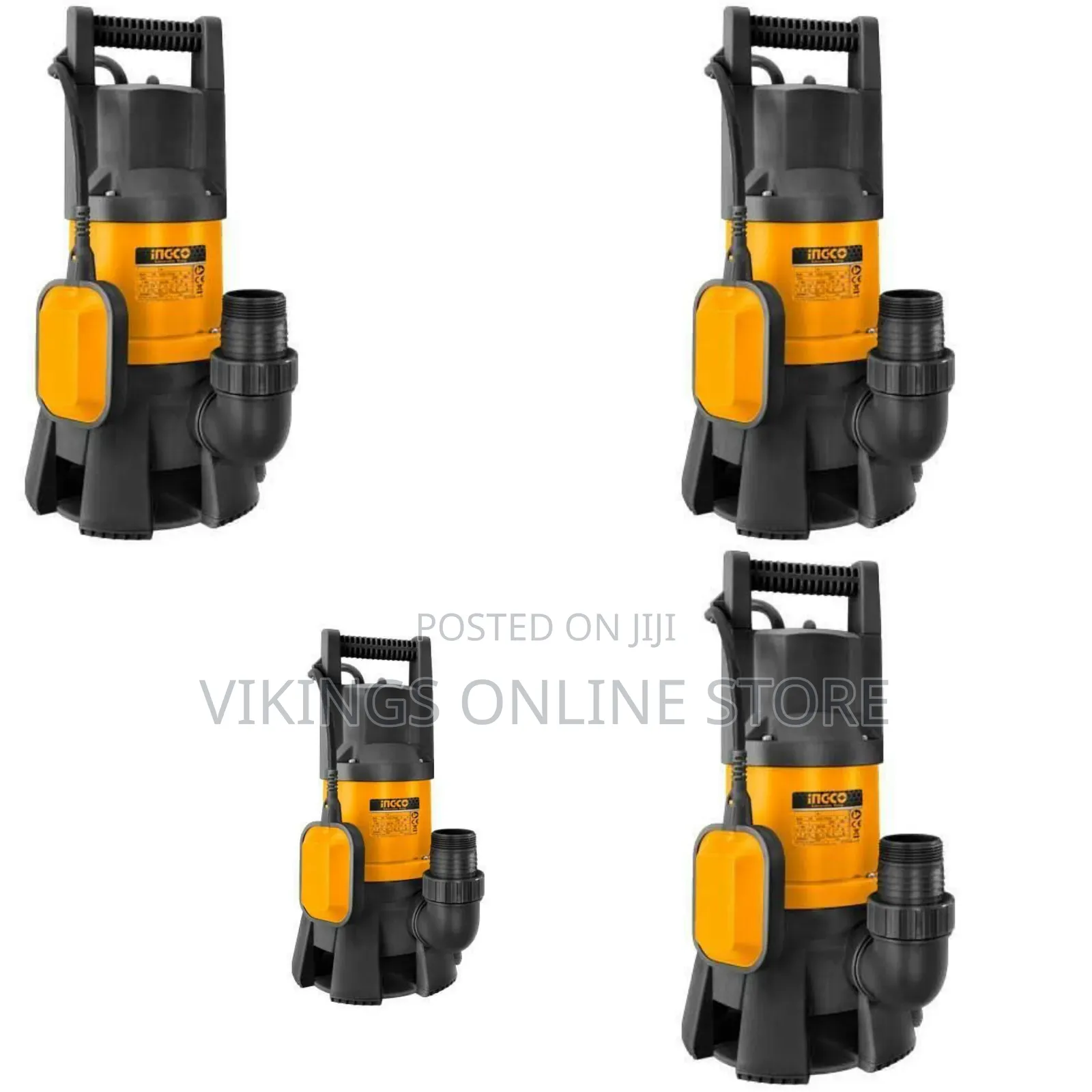 Ingco Spd10001 - Sewage Submersible Pump - Orange