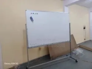 120×90 Magnetic Whiteboard and Stand