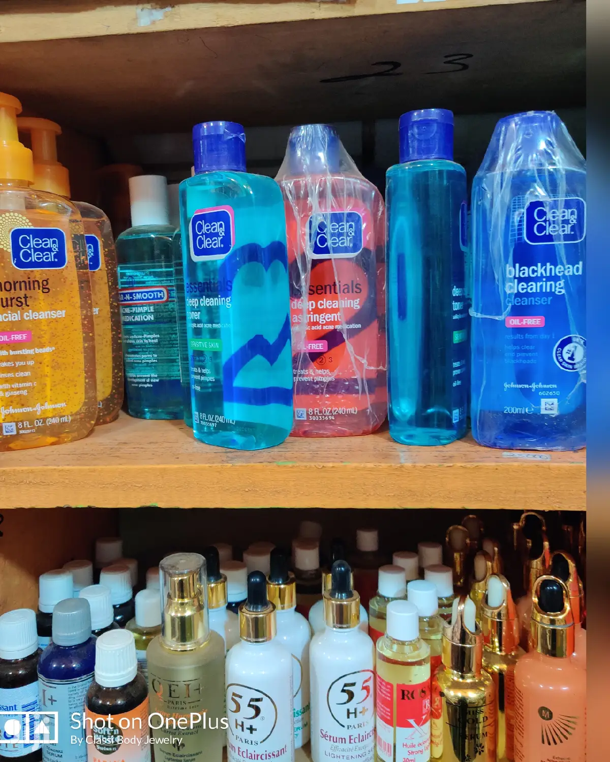 Clear & Smooth + Clean & Clear Cleansers