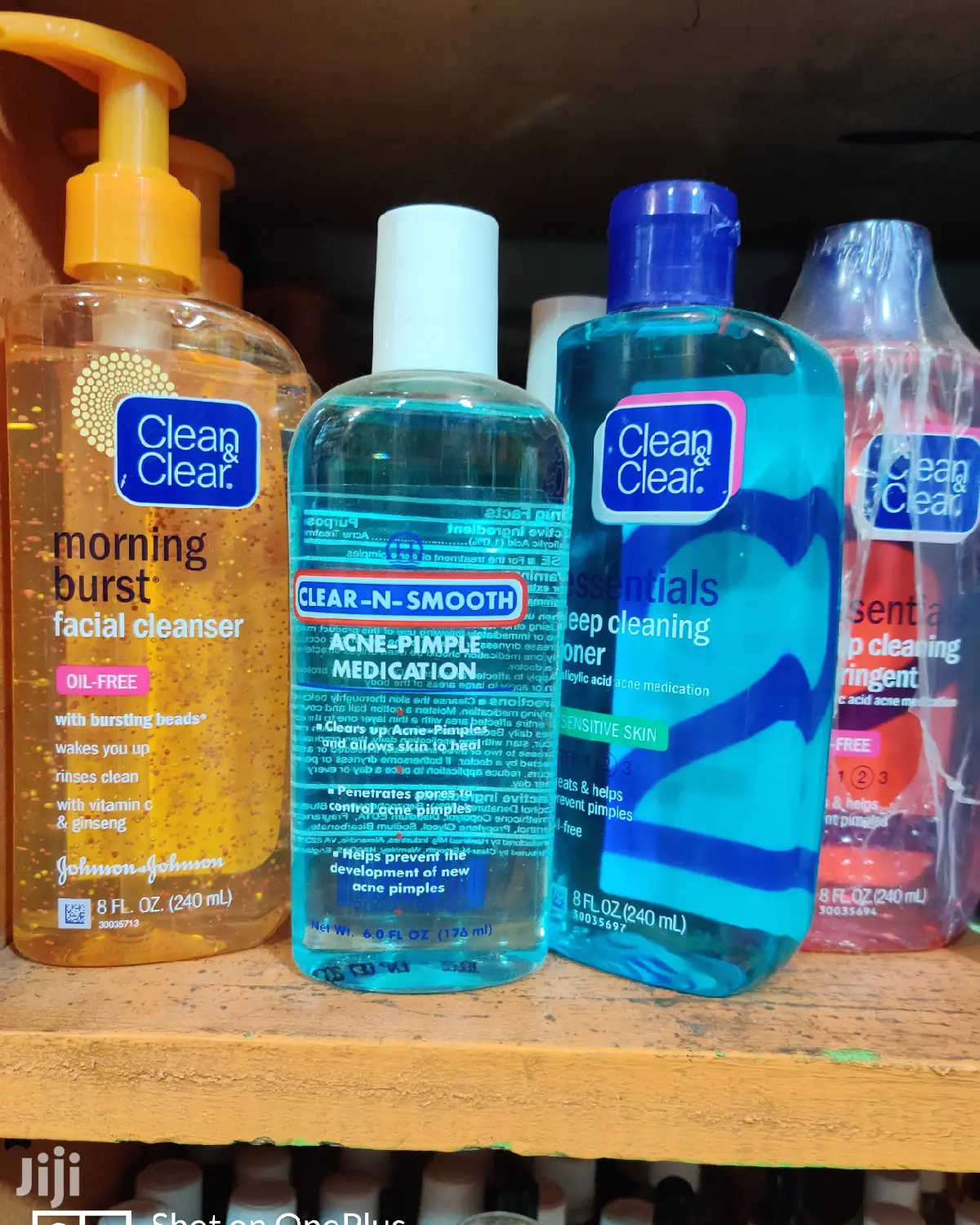 Clear & Smooth + Clean & Clear Cleansers